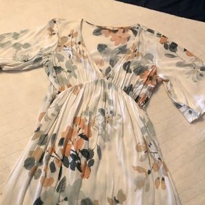 Love stitch mini floral dress